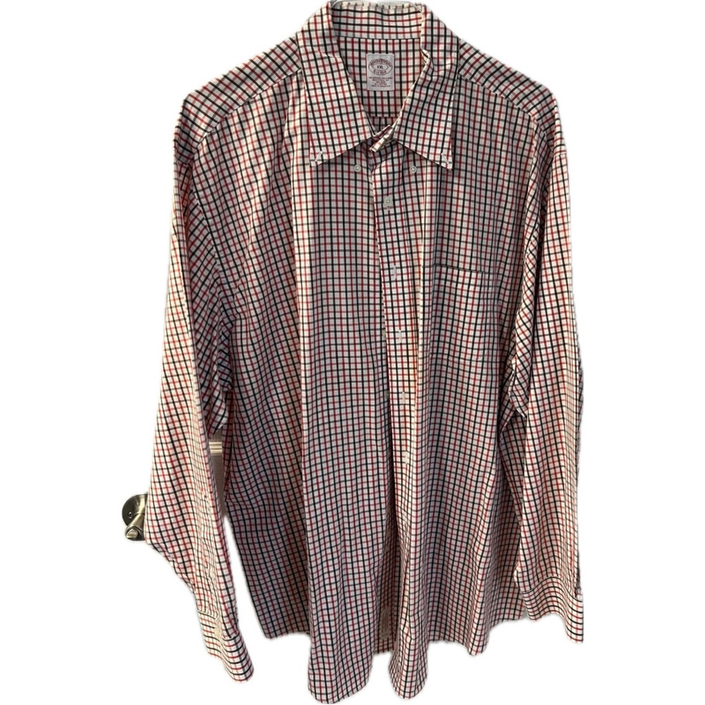 Brooks Brothers red/black plaid button down, XXL.